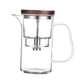 thumbnail image 3 of Tetera De Cristal De 550ml, Infusor De Té, Hervidor Resistente Al Calor Para Hoteles, Hogar, Oficina, Mango Transparente, 3 of 5