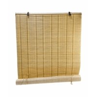Genérico - Persiana Roller Enrollable Bambú Rayado 90X120 Cm