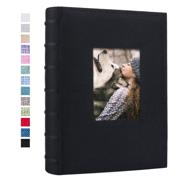 Funda de lino Vienrose para álbum de fotos, 10 x 15 cm, 300 bolsillos