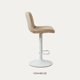 thumbnail image 5 of Silla Piso Bar Taburete Altura Regulable Dorik Venhoouse Blanca, 5 of 8
