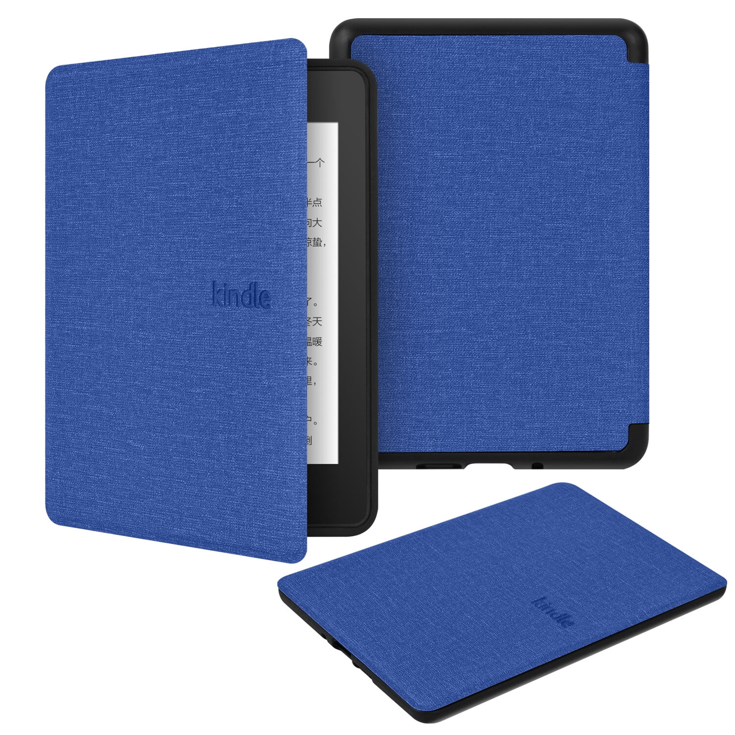 Funda Gangxun De Tela Con Carcasa Suave Tpu Para Kindle Paperwhite6 – Modo Automático, Antigolpes, Diseño Ligero