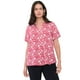 thumbnail image 1 of Blusa Mujer Manga Corta Botones Rosado Corona, 1 of 5