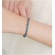 thumbnail image 3 of Pulsera de Moissanita de 4 Mm para Hombre y Mujeres Azul Real Color D Claridad VVS1 Pulsera de Tenis para Hombre Pulsera de Cadena de Diamantes de Plata Esterlina 925 Joyería 16-21 Cm, 3 of 10