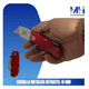 thumbnail image 5 of Cuchillo Retractil Metalico Inoxcrom Profesional + 5 Hojas, 5 of 7