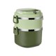 thumbnail image 4 of Fiambrera De Acero Inoxidable A Prueba De Fugas Reutilizable Para La Escuela Al Aire Libre Mujeres Hombres Doble Capa Verde, 4 of 5
