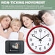 thumbnail image 3 of Reloj de pared silencioso con movimiento Komatsu, adecuado para estudio, cocina y dormitorio., 3 of 5