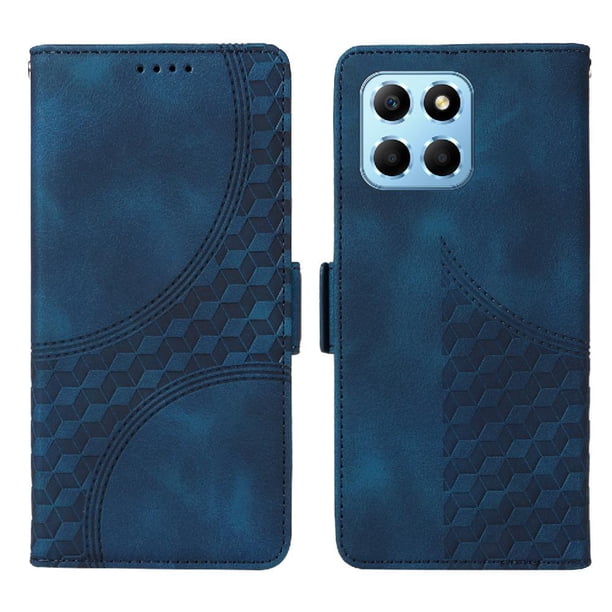 Carcasa FOXDOCK Honor X8 5G de cuero PU, diseño acolchado clásico, protección contra caídas y rayones