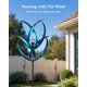 thumbnail image 2 of Spinner de Viento Solar para Exterior Lariander 150 cm Azul Claro, 2 of 8