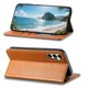 thumbnail image 4 of Funda tipo cartera para Samsung Galaxy A17 de piel con cierre magnético, ranuras para tarjetas y correa para la muñeca Marrón, 4 of 6
