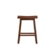 thumbnail image 4 of Taburete Boraam Sonoma Saddle, madera de caucho castaño, 17,75 cm de ancho, 4 of 8