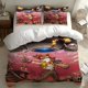 thumbnail image 1 of 3pcs M-Slug Red-Haired Glasses Destroy UFO Themed Printed Bedding Set Includes, 1 of 1