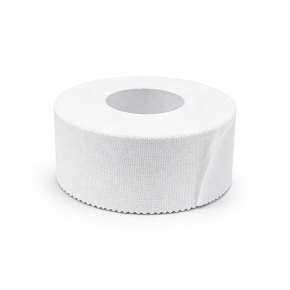 Cinta porosa blanca JorVet de 1" para uso veterinario, 12 rollos