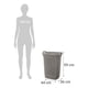 thumbnail image 5 of Cesto Canasto Para Ropa 60 Litros Con Tapa Modelo Khipu Marca Reyplast, 5 of 5