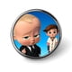 thumbnail image 1 of El Bebé Jefe Niño Blanco theme Round Button Badge Premium Metal Construction Ideal For High end Events 2 8 Cm, 1 of 6