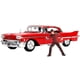 thumbnail image 1 of Coche fundido a presión Jada Toys Nightmare '57 Cadillac 1:24 con figura, 1 of 6