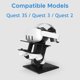 thumbnail image 2 of Soporte para casco VR DigiCharge Quest 3S/3/2, 2 of 6