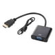 thumbnail image 2 of Adaptador Convertidor Hdmi A Vga Con Plug 3.5 + Cable Audio, 2 of 3