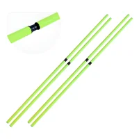 Linea Sport - Pack X4 Bastón Varilla Plegable Sin Base Pole Slalom 1.50Mt