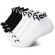 thumbnail image 1 of Calcetines Reebok Quarter Cut para mujer, paquete de 6, negro/blanco, tallas 4-10, 1 of 7