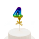 thumbnail image 1 of Topper Torta Numeral Multicolor #4, 1 of 1