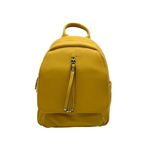 Todopiel - Mochila Ecocuero Amarillo Crx19