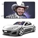 thumbnail image 1 of Posty Austin Post Malone Parasol para Parabrisas Delantero Protector Plegable, Visera Solar para Auto Bloquea Rayos UV Mantiene tu Vehículo Fresco 130cm*70cm, 1 of 6
