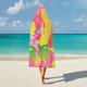 thumbnail image 5 of Jem y las Hologramas Manta Capa con Capucha Anti-Bolitas, Manta de Lana Ártica Suave, Manta Portátil de Felpa Ligera y Lujosa, Poncho para Siesta en Casa y Oficina, 100*130cm, 5 of 6