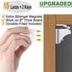 thumbnail image 2 of Cerraduras magnéticas de seguridad para niños Vmaisi, paquete de 16, 2 of 9