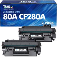 Cartucho De Tóner Cool Toner Cf280A 80A Negro, Paquete De 2 Unidades Hp 400