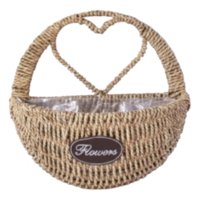 Genérico - Florero Decorativo Cesta Tejida Colgante Rústico Pared Jhn