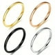 thumbnail image 3 of 1pc Stylish and Durable 2mm Stainless Steel Ring - Perfect Gift for Fashion Lovers, 3 of 4