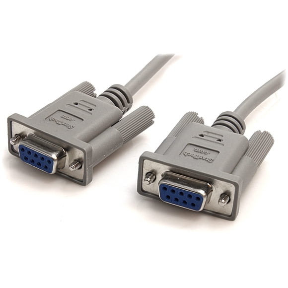 Cable Null Modem RS232 StarTech.com SCNM9FF 304,8 cm DB9 hembra a hembra
