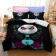 thumbnail image 2 of Gothic 3D Skull Bedding Set Duvet Cover Set Jack And Sally Duvet Cover Decorative Bedding for Teenagers Boys Girl Gift, 2 of 5