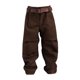 thumbnail image 4 of Pantalones Y Cinturón De Harén A Escala 1:12 Para Mu?ecas Masculinas De 6'', Disfraz De Pantalón Marrón Oscuro., 4 of 5