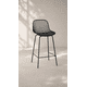 thumbnail image 5 of Pack de 4 Taburetes Tropea Alto Metal de Bar o Terraza Exterior  - Negro, 5 of 8