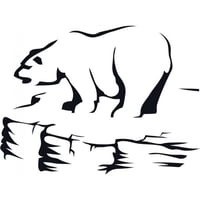 Rienda Libre Graphics - Decomural Polar Bear Arctic Animals Ws-15826