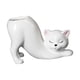 thumbnail image 4 of Maceta De Cerámica Con Diseño De Gato De Dibujos Animados Para Interior Y Exterior, Patio, Habitación, Dormitorio, Color Blanco, 4 of 5