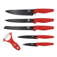 B&B Kitchen - Set De Cuchillos 6 Pzs Acero Inoxidable