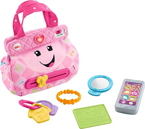 Fisher Price - Fisher-Price Laugh Yamp; Learn My Smart Purse, Rosa, Juguete