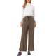 thumbnail image 2 of Pantalones de Pierna Ancha INSPIRE CHIC para Mujer con Cintura Elástica con Cordón y Bolsillos Otoño Invierno Casual Rectos Palazzo Trousers XS Café, 2 of 6