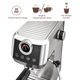thumbnail image 3 of Máquina de café espresso Wirsh Home Barista de 20 bar con manómetro, 3 of 7