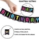 thumbnail image 3 of Banner de fiesta HZYYJCK con tema de feliz cumpleaños de los 80, 3 of 7