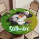 thumbnail image 5 of Stillwater-theme Fitted Round Tablecloths Elastic Edged Table Covers Waterproof Table Cloth for Kitchen Holiday Party Tables Decor 120cm, 5 of 6