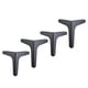 thumbnail image 3 of 4 X Hierro Metal Muebles Patas Sofá Pies Silla Armario Mesa 15cm Negro, 3 of 5