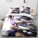 thumbnail image 1 of Game Genshin Impact Comforter Bedding Sets Quilt Bed Cover Duvetcover Pillow Case Sets Kids Adult Size Bed Sheets, 1 of 5