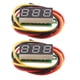 thumbnail image 1 of 2PCS 0.28In 3Wire LED DC 0-100V Voltímetro Medidor De Voltaje Digital Probador Rojo, 1 of 5