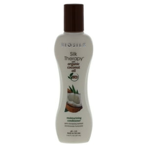 Biosilk - Terapia De Seda Con Acondicionador Humectante De Aceite De Coco De Para Unisex - Acondicionador De 5.64 Oz