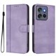 thumbnail image 1 of Funda Cartera para Motorola Moto G Stylus 2025 Protección 360° con Ranuras para Tarjetas y Soporte Morado, 1 of 6