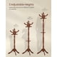 thumbnail image 5 of Perchero VASAGLE URCR05WN de madera maciza de caucho con 11 ganchos, 5 of 6