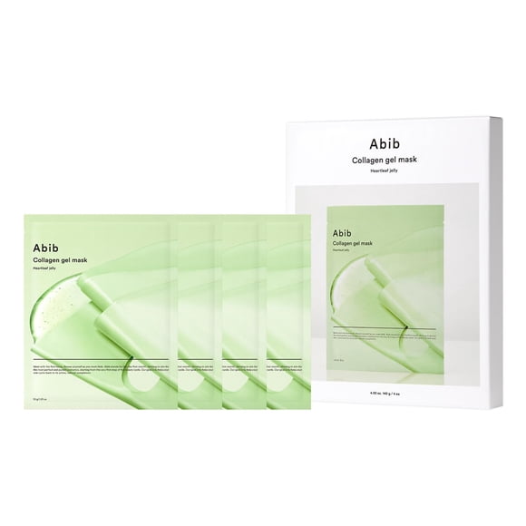 Mascarilla facial Abib Collagen Gel Mask Heartleaf Jelly 4 hojas